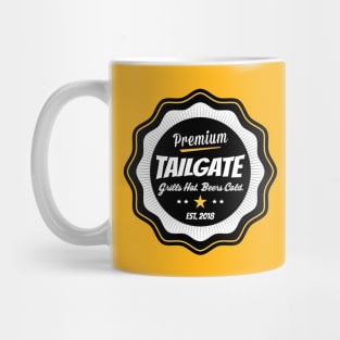 Grills Hot. Beers Cold. : Premium Tailgate Mug